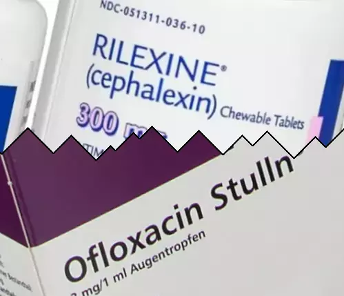 Cephalexin vs Ofloxacin