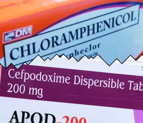 Chloramphenicol vs Cefpodoxime