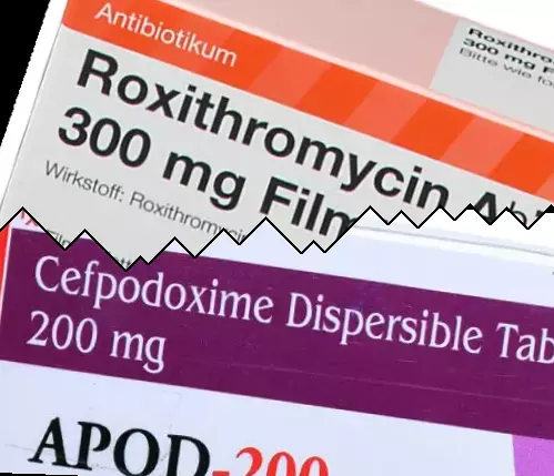 Roxithromycin vs Cefpodoxime